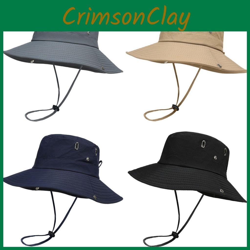 Brimmed Big Western Cowboy Hat Sun Protection Outdoor Fishing Cap Travel Gift