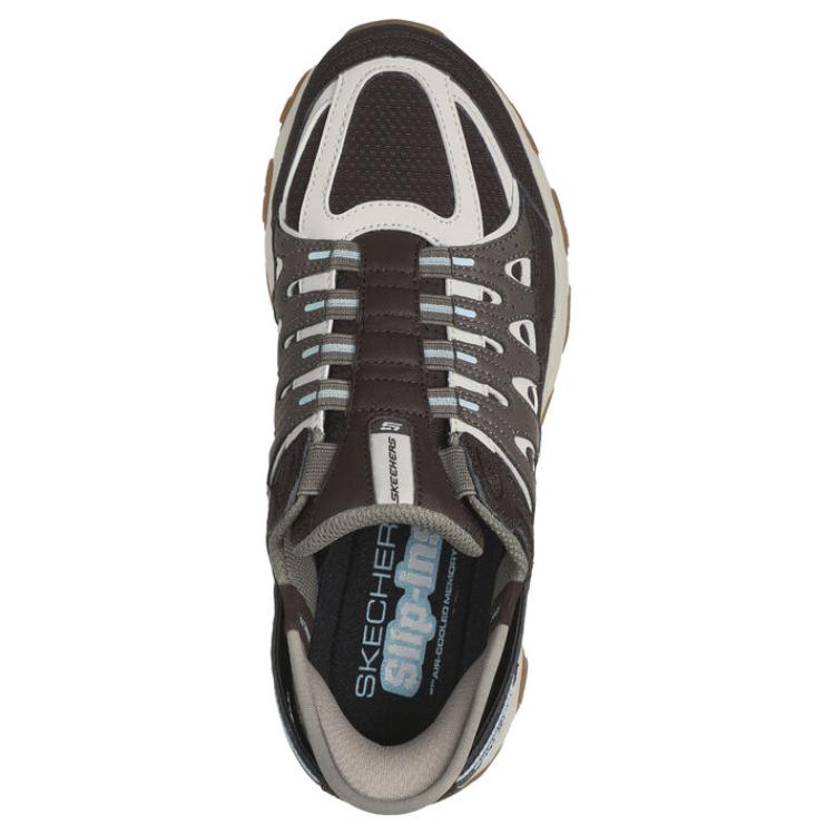 Skechers DLites Series Comfortable Low-Top Running Shoes Women sneakers Brown 180173-DKTP