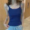 Warm Top Women Vest Sexy Winter Clothing Sleeveless Top Slim Solid Color Girls Suspenders