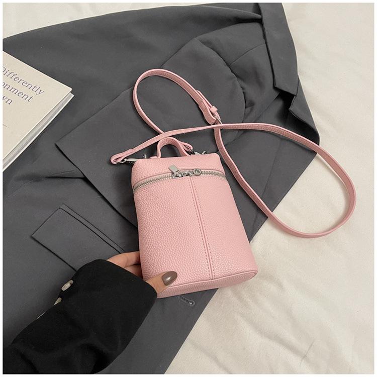 

Popular fashion simple and cute hand bag 2026 spring versatile commuter shoulder oblique span mobile phone bag