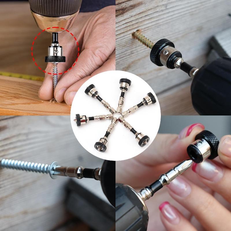 Hex Shank Drywall Screw Setter Magnetic Positioning Screwdriver Bits Plasterboard Screws Bit Locating Batch Head Drilling Tools