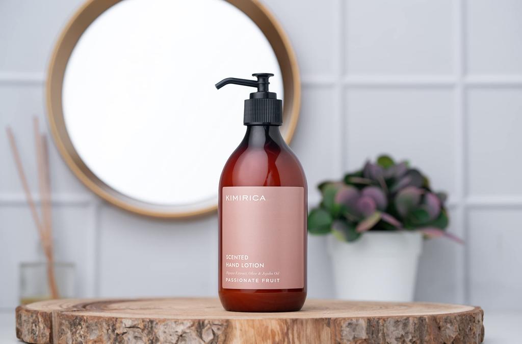 Kimirica Passionate Fruit Winter Hand Lotion 300ml | Soft and Smooth Hands with Lightweight Moisturization | Non-Sticky Lotion for All Skin Type |