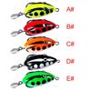 4CM Frogs Lures Soft Tube Baits Simulated Frogs Fishing Lures with Hook Soft Fishing Baits Outdoor Fishing Tackle