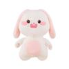 Cute Fat Rabbit Plush Toy Doll White Bunny Doll Big Eared Rabbit Bed Sleeping Pillow Birthday Gift