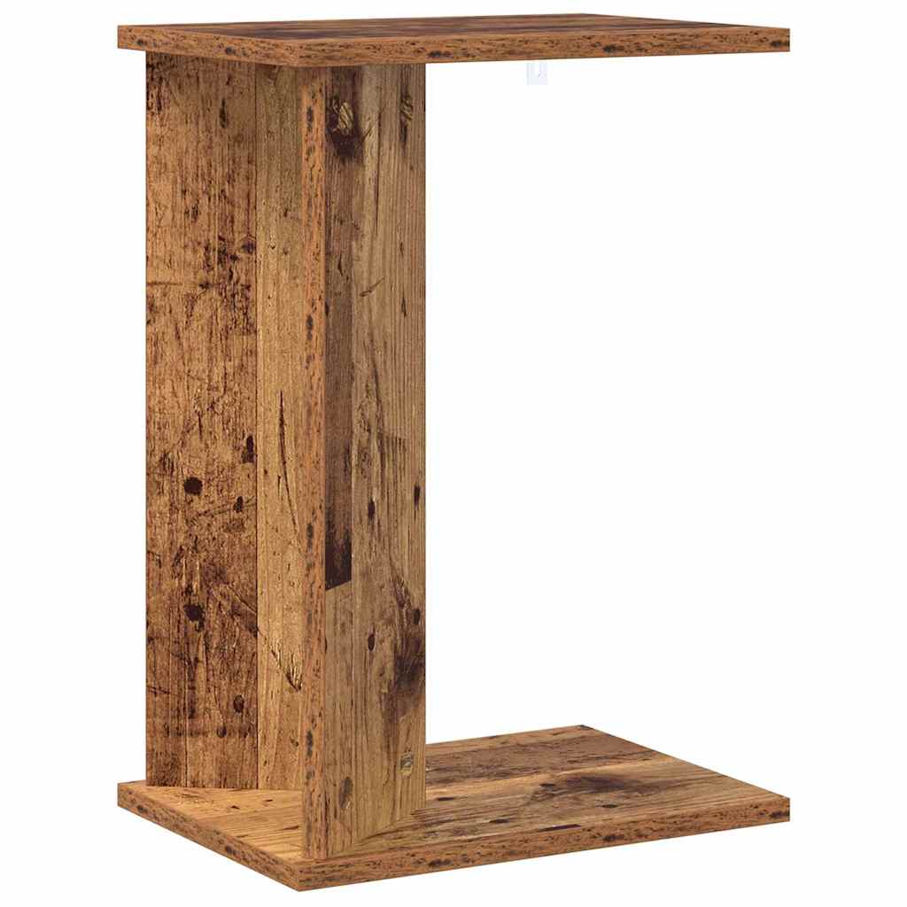Side Table Reclaimed Wood Look 35 x 25 x 50 cm Engineered Wood