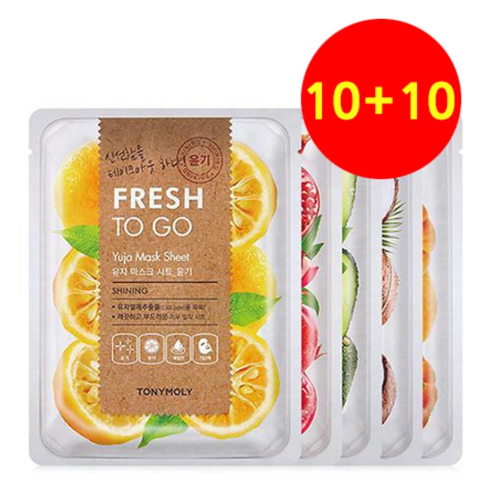 

Tony Moly (20 genuine sheets) Fresh Togo Mask Sheet avocado