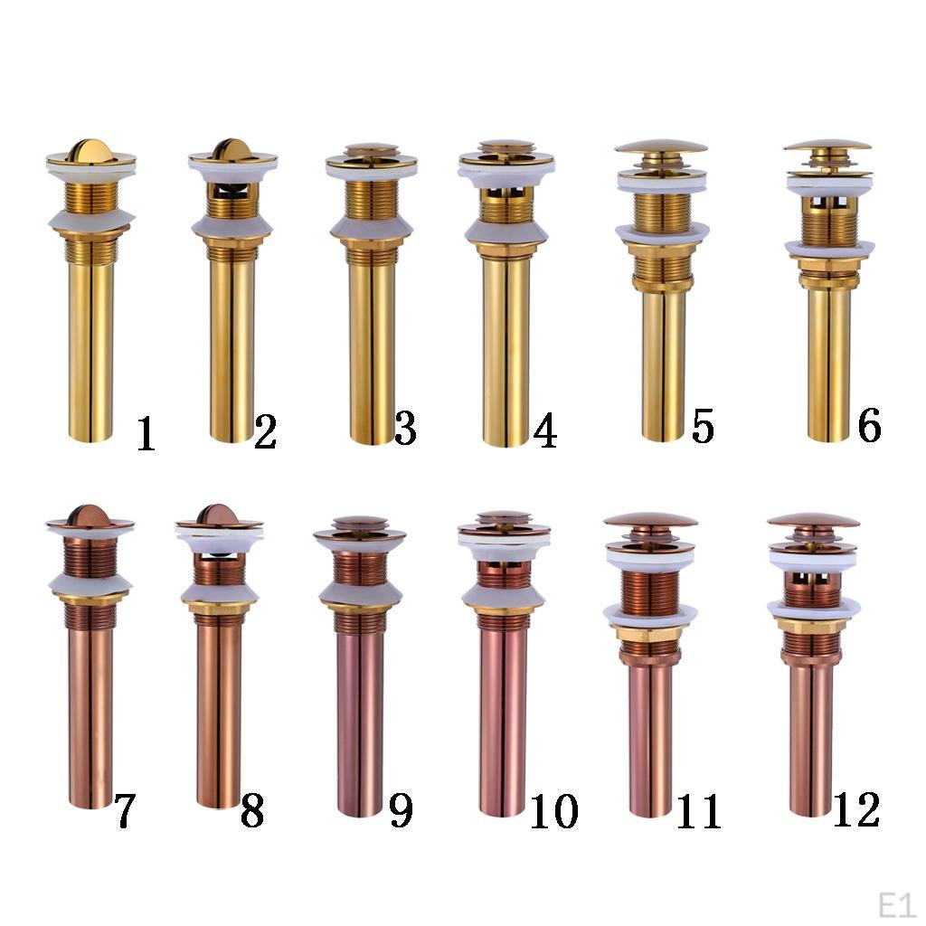 Brass Drain Stopper Bathroom Basin Sink Tub Stop Plug