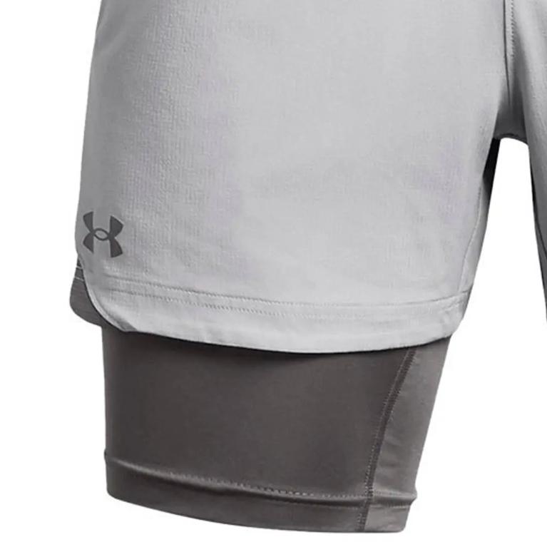 Under Armour Elevated Woven Peak Sports Shorts Men's Gray 1383345-011