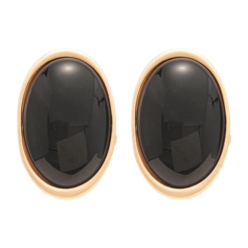 Exaggeration Retro Geometric Ellipse Resin Stud Earrings for Women Personality Charm Wedding Bride Party Jewelry No Fade Gift