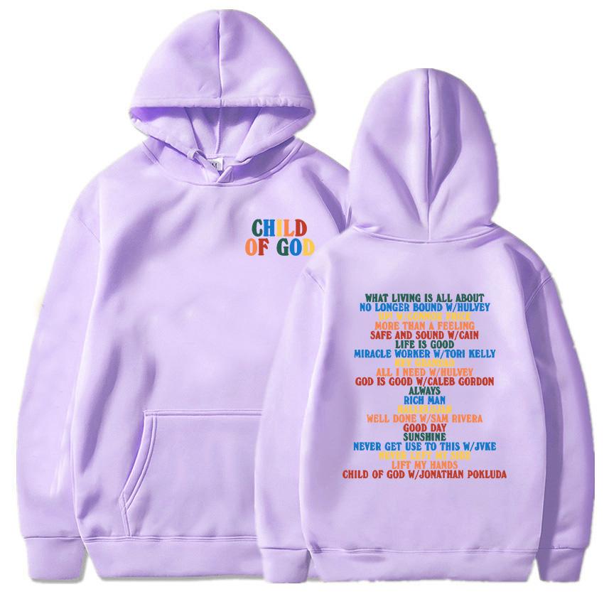 Herrenbekleidung Child of God Tour 2024 Forrest Frank Hoodies Bequeme, weiche Sweatshirts mit Moletom-Buchstaben-Grafikdruck Winter
