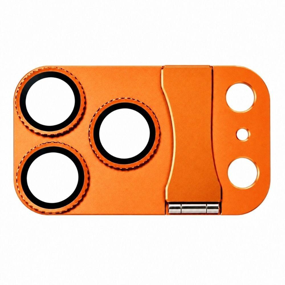 Foldable Stand Phone Camera Lens Protector Anti-scratch Full Cover Phone Lens Cover Aluminum Alloy for iphone 18 Pro MAX 18Pro