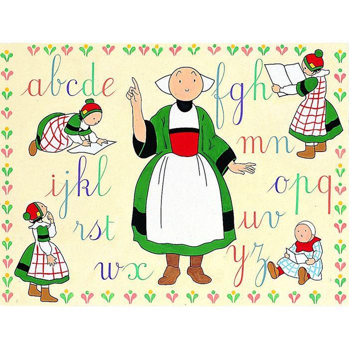 Canevas antique L'écriture 40x50cm