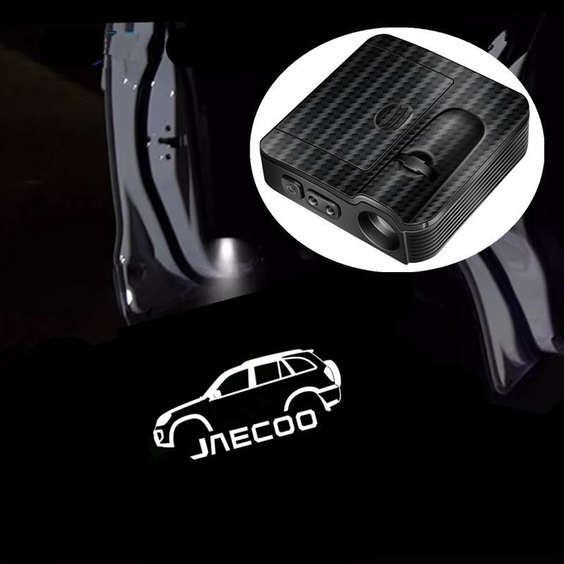 2Pcs LED Car Door Logo Projector Ghost Shadow Welcome Lights For Chery Jaecoo 7 J7 J8 Phev 2025 2024 2023 Car Accessories