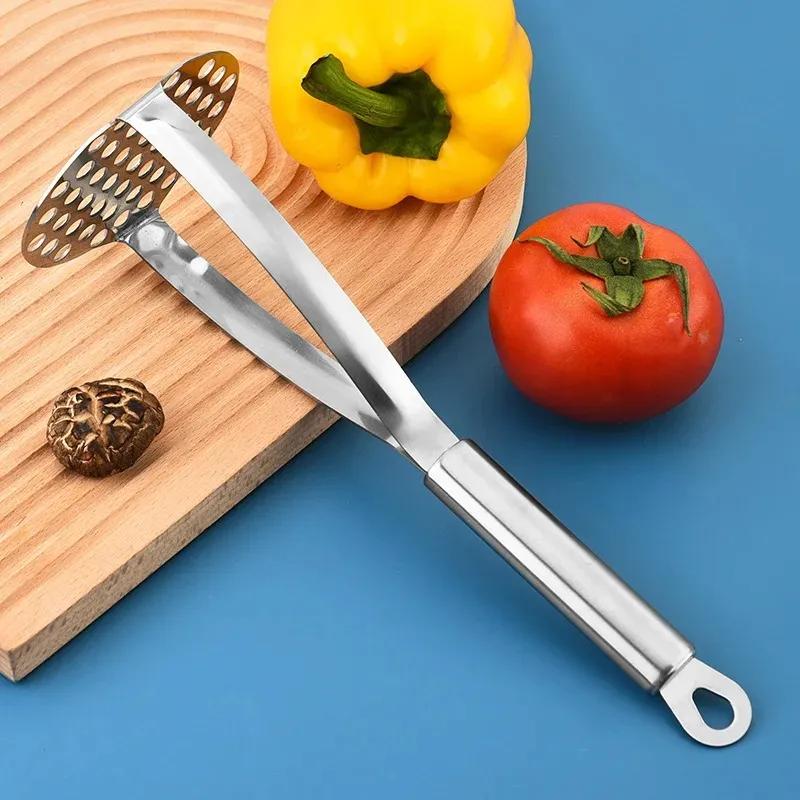2025 Stainless Steel Mud Press, Household Potato Press, Potato Press, Manual Masher, Multifunctional Kitchen Tool