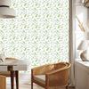 Watercolor forest plants wallpaper for living room and bedroom 50x1000