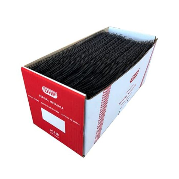 Binding Spirals - DHP - A4 - Metal - Black - Ø 14 Mm - Pack of 100 Units
