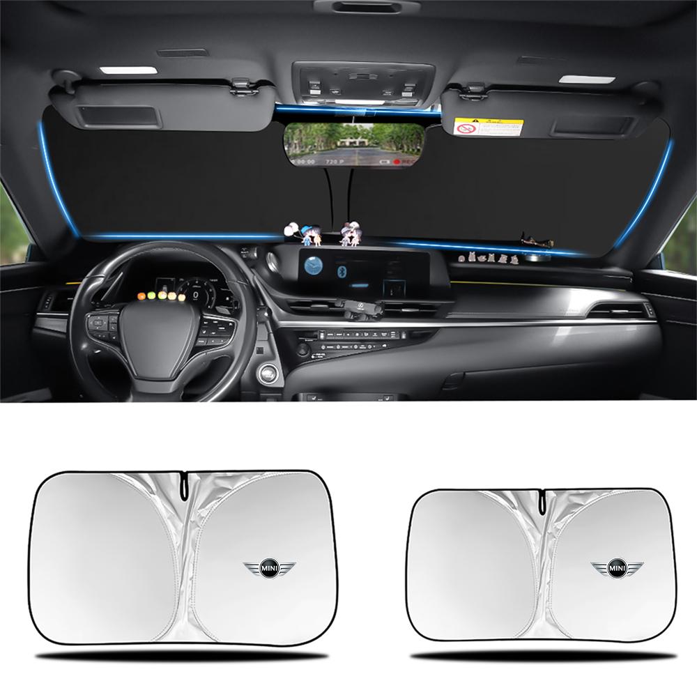 VRT4 For MINI Cooper S JCW WORKS R55 R56 F55 F56 R57 R58 R59 Car Windshield Sunshade Cover Sun Shade UV Protection Auto Accessories