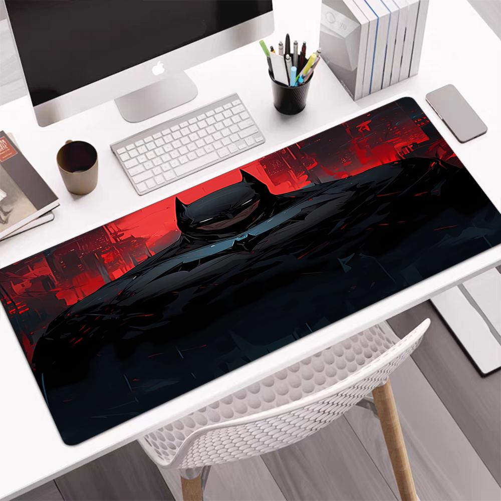 Batman Theme Mouse Pad, Non Slip Rubber Base, Multifunctional Office & Home Decor, Perfect for Workspace Personalization.