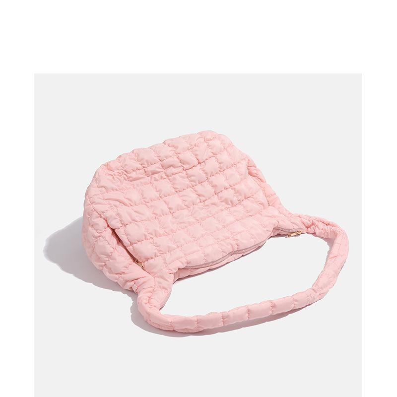 Air Down Cotton Bag, Bubble Cloud Bag, Pleated Diamond-shaped Single-shoulder Bag, Versatile Crossbody Bag