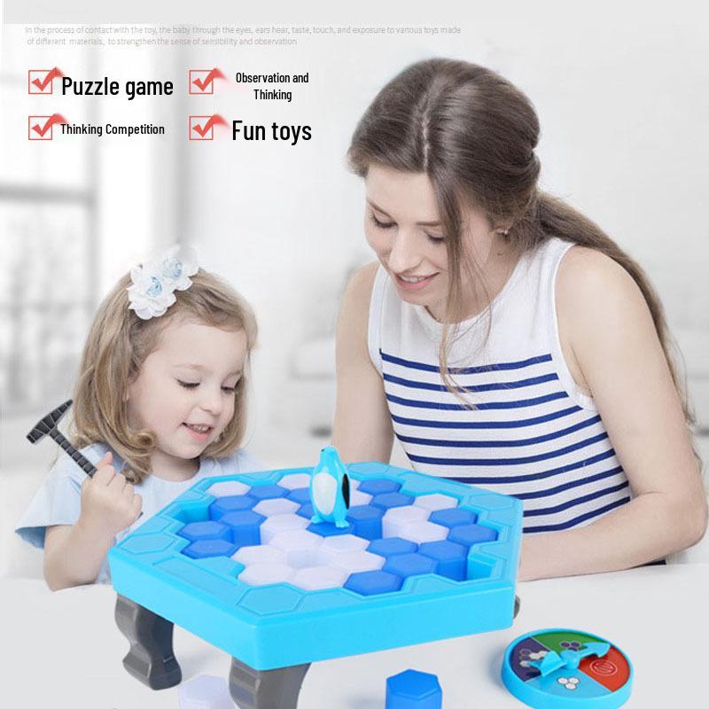 Save the Penguins Icebreaker Game: Educational Toy for Kids' Thinking Skills and Focus Development