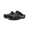 Crocs Classic clog Silent Bear EVA Minimalist Subway Graffiti Commuter Beach Hole Shoes Unisex Black