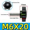 Adjustable Plum Blossom Plastic Head Star Handle Screw Bolt