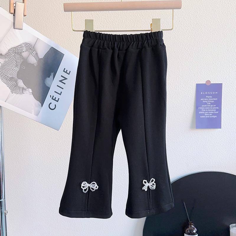 

Spring Collection: Baby Girl Pants with Bows & Slits - Very Fishy GC0001 110