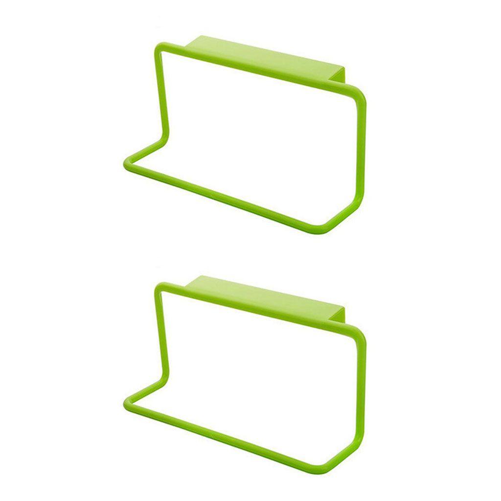 Pole ABS for Cupboard Cabinet Household Towel Rack Kitchen Storage Door Back Organizer Rag Holder