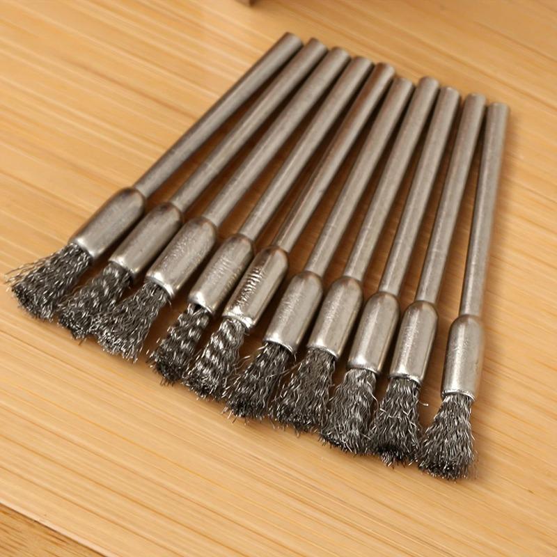 45Pcs Steel Wire Brush Set for Electric Grinder Cup Shape Brush Rust Removal Polishing Grinding Head Carving Cleaning Tool