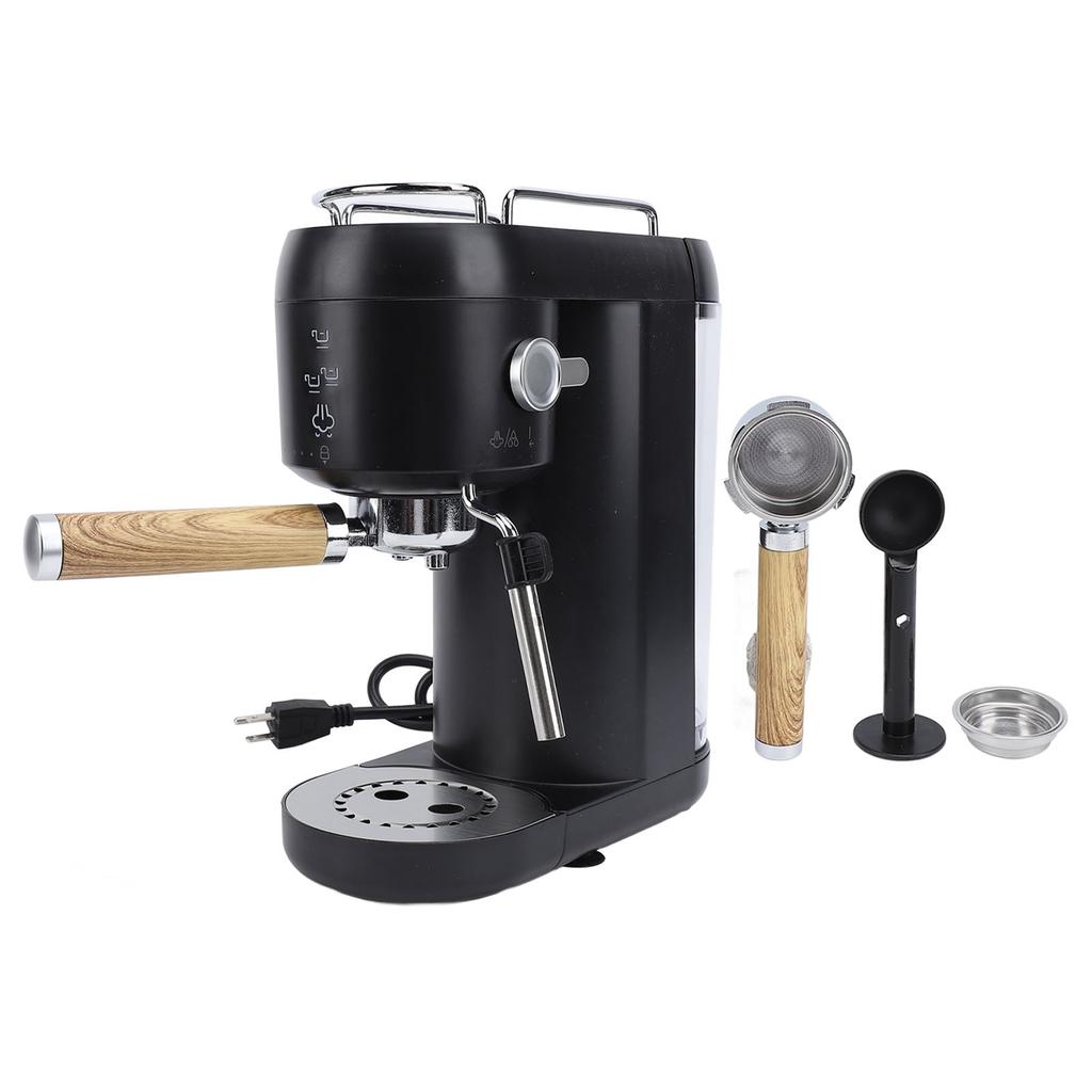 20Bar Coffee Maker with Portafilter Tamper 1400W Intelligent Temperature Control Milk Frother