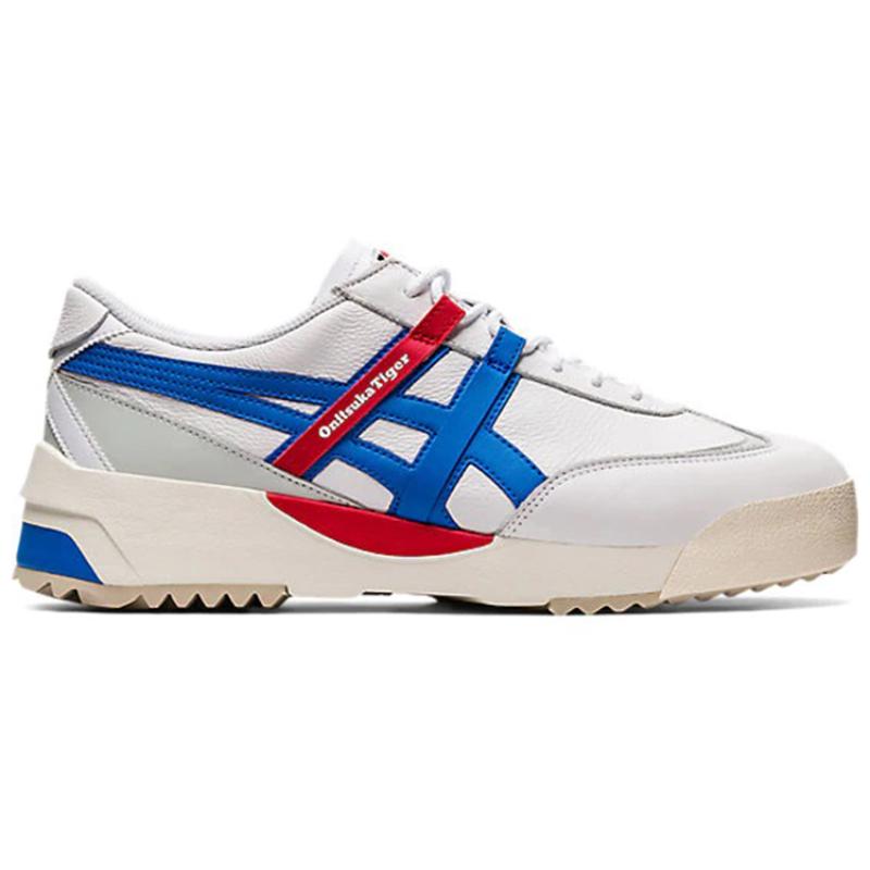 ONITSUKA TIGER Delegation Ex Weiß Elektrisches Blau Sneakers 1183A559-101