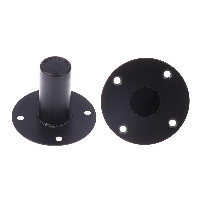 Speaker Cone Base Holder Iron Bottom Cabinet Pole Mount Base Vertical Speakers Ceiling Metal Holder Stand Bracket