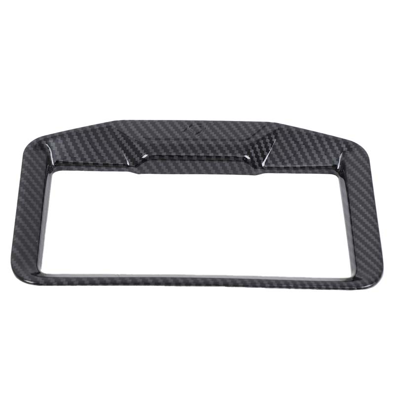 For BMW X3 G45 2025 ABS Carbon Fiber Car Rear Armrest Storage Compartment Decorative Frame Sticker Car Interior Accessories Carbon Fiber