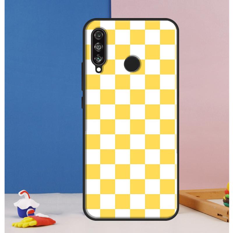 Checkerboard Checkered Board Case For Huawei Nova 10 9 SE 8i 11i 12i 12s Y60 Y61 Y70 Y90 Y72 Y73 Y91 P60 Pro P30 P40 Lite