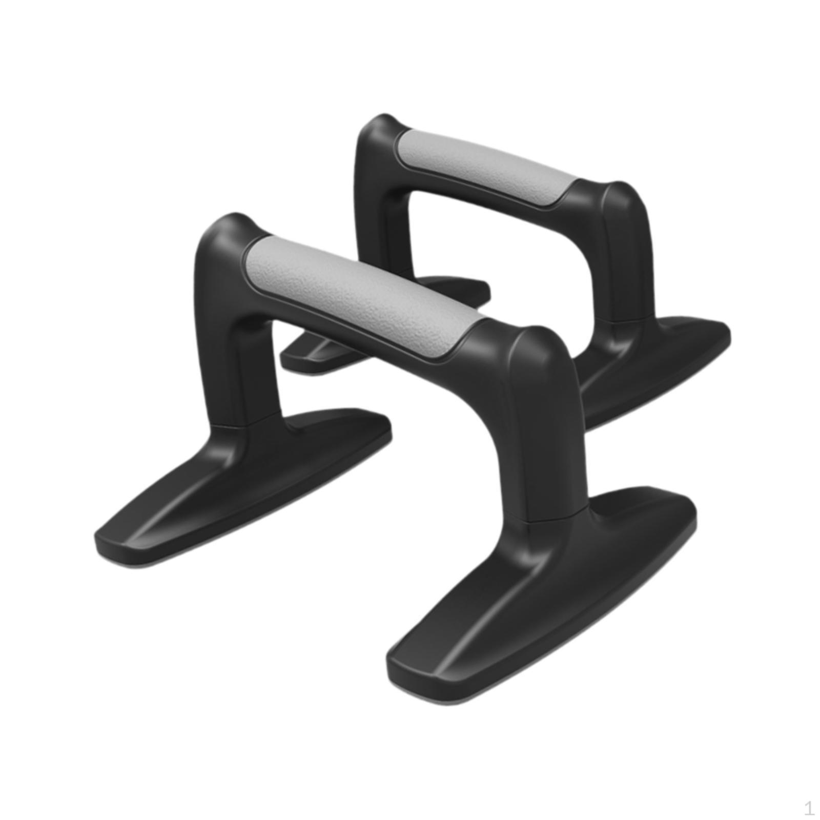

2 Pack Push Up Supports, Non Slip Handles for Home Fitness Workouts сірий