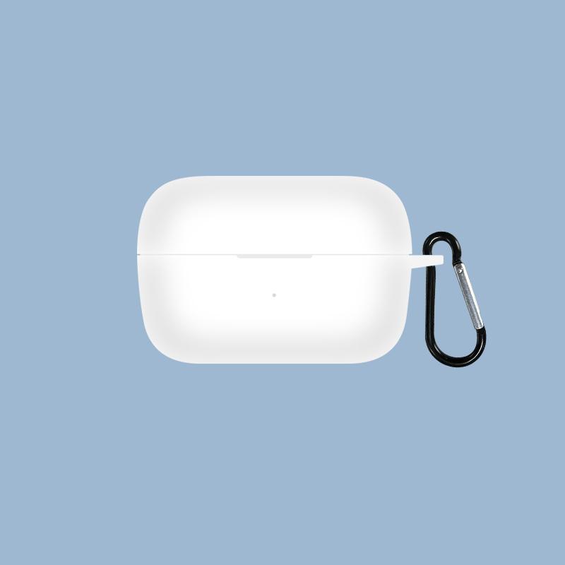 Silicone Case for Anker Soundcore C50i Open-Ear Earbuds Shockproof Slim Protection Cover Earphones Accessories with Carabiner