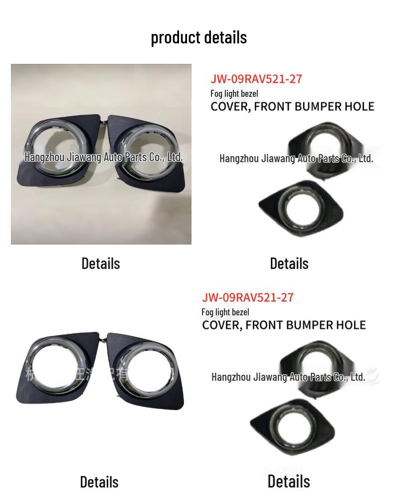 Toyota RAV4 2009 Fog Light Trim Right 52127-0R040 & Left 52128-0R040