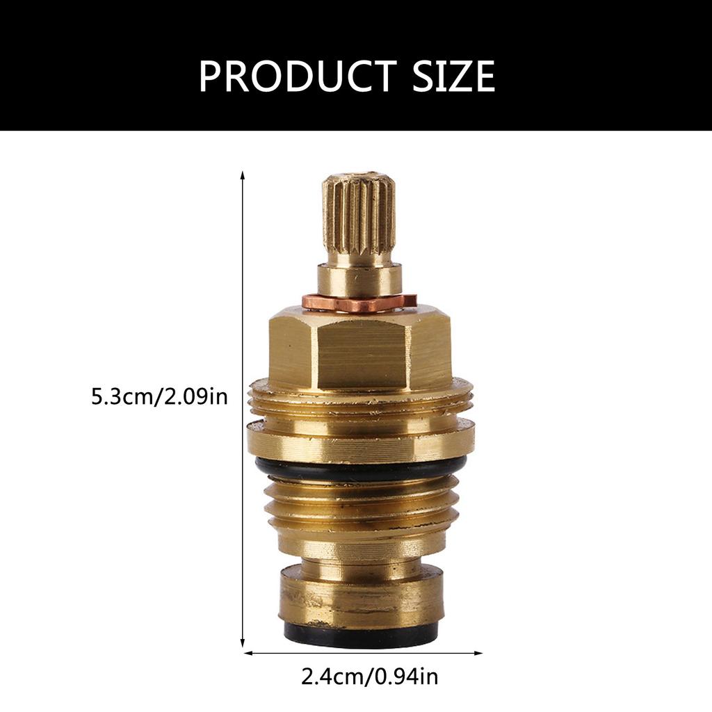 Brass Slow Opening Spool Faucet Cartridge Valves Core Replacement Faucet Hot And Cold Water Spool Faucet Repair Parts