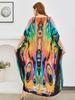 Beach Kaftans pro ženy Motýlí papoušek s potiskem Letní šaty velké velikosti Sváteční plavky Dropshipping