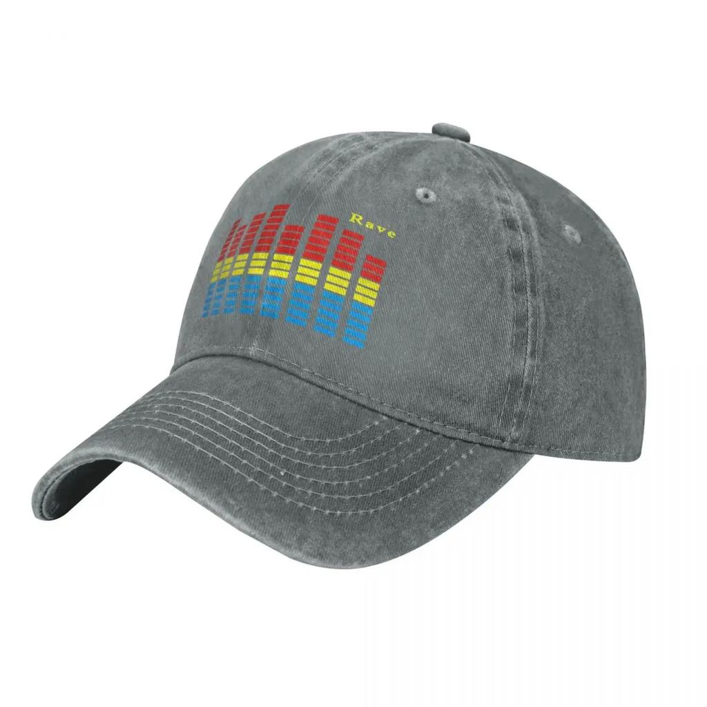 LED SoundActivated Equalizer Bass Thumbs Up DJ Party Demin Cap Durable for All Seasons Cap Female Cap Man Summer