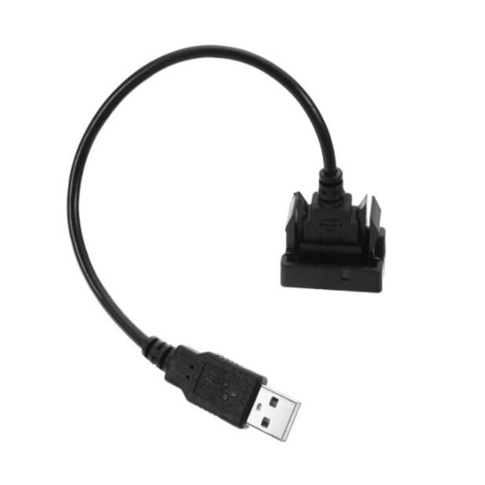 1x Car Dash Flush Mount USB Port Panel Extension Cable Adapter For Toyota Camry