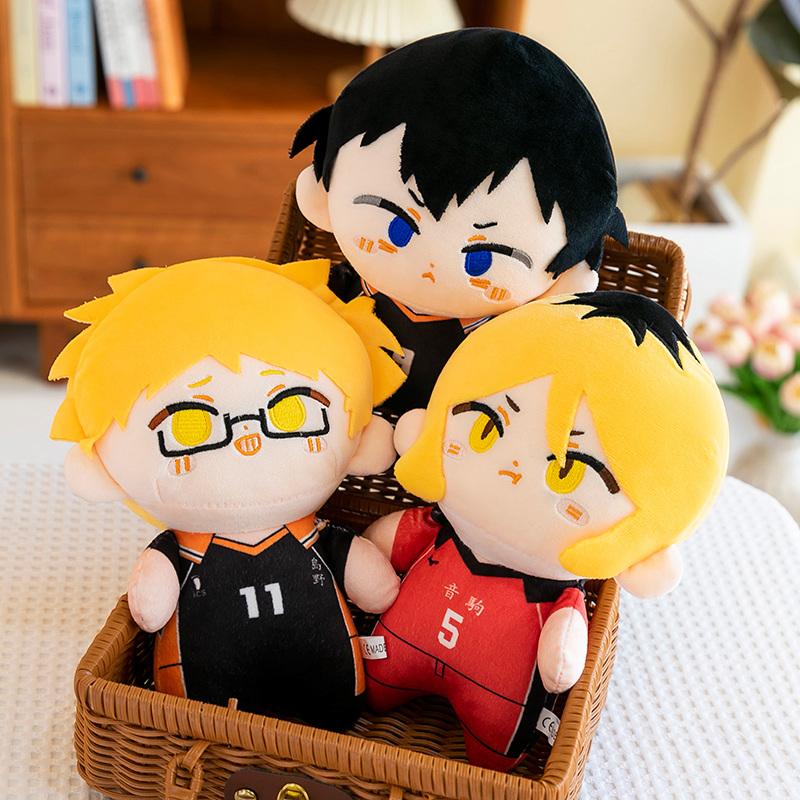 23cm Haikyuu!! Plush Toys Lovely Haikyuu Anime Dolls Hinata Shoyo & Tobio Kageyama & Daichi Sawamura Peluche Toy Collection Gift