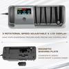Professional 3-Stage Electric Knife Sharpener for Kitchen Knives, LCD Screen, 100% Diamond Abrasive, Adjustable Rotational Speed, Precision Angle