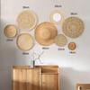 Wabi-Sabi Rattan Wall Hanging for Living Room, Bedroom, or Entryway