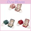 Elegant Jewelry Box With Velvet Material For Travel And Gift Giving