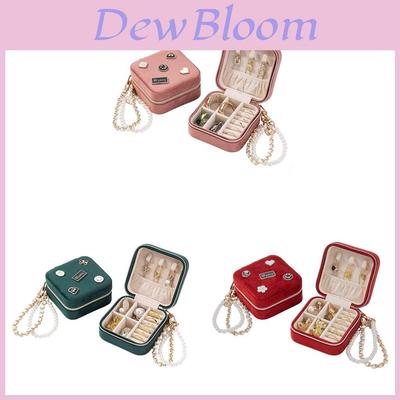 Elegant Jewelry Box With Velvet Material For Travel And Gift Giving
