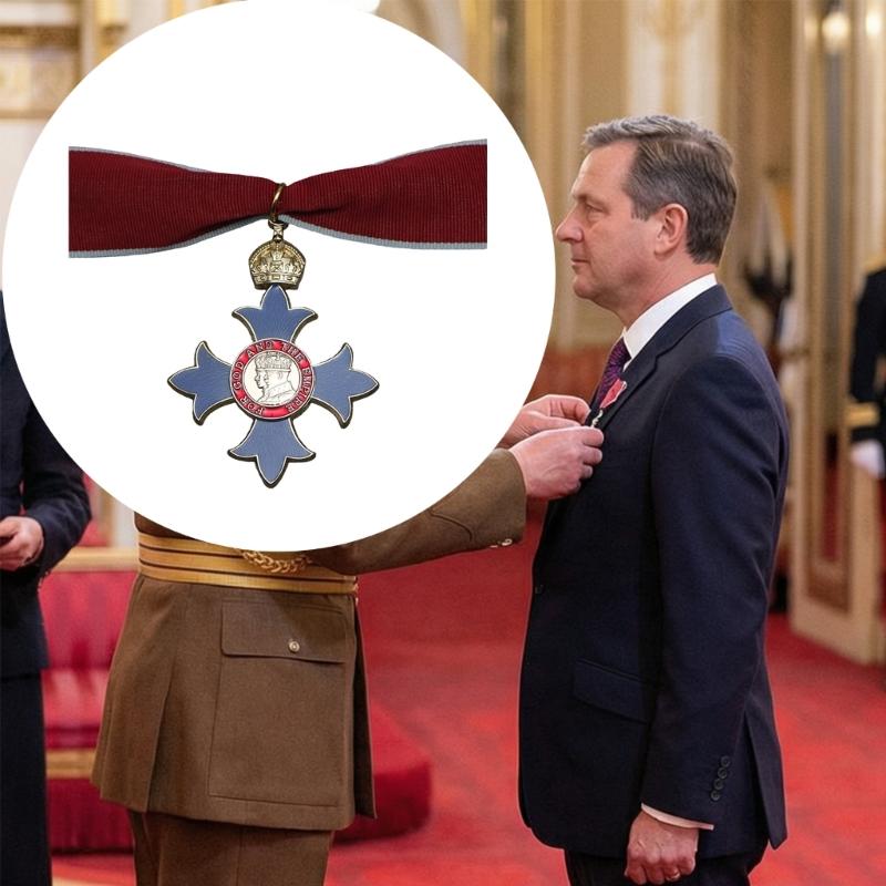 Spille a Spilla Medaglie Militari Ordine dell'Impero Britannico Ordine Cavalleresco Britannico Distintivo Decorativo Spilla Souvenir