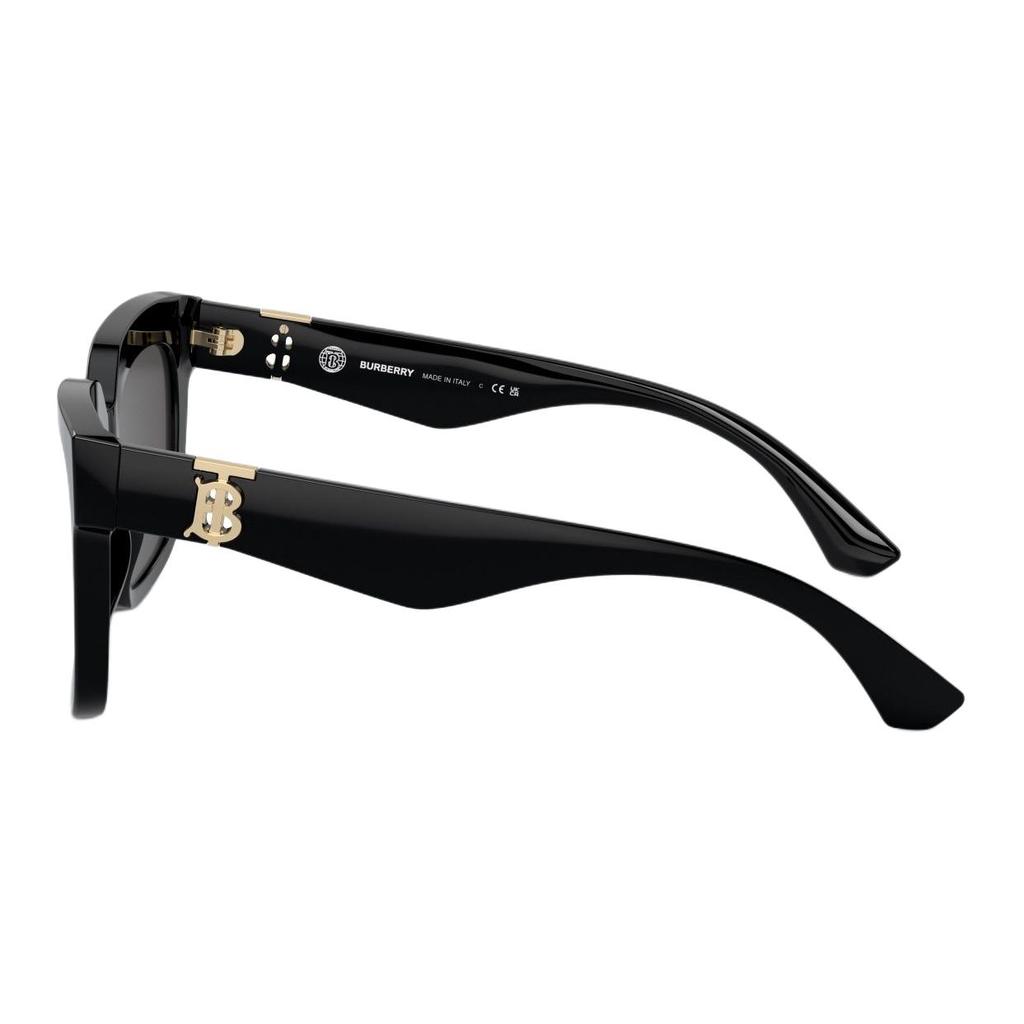 Burberry Logo Irregular Frame Sunglasses Unisex Sunglasses Black OBE4419F-300187