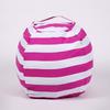 New Striped Children's Storage Bag Large Capacity Quilt Storage Animal Chair Canvas Zipper Travel Bag