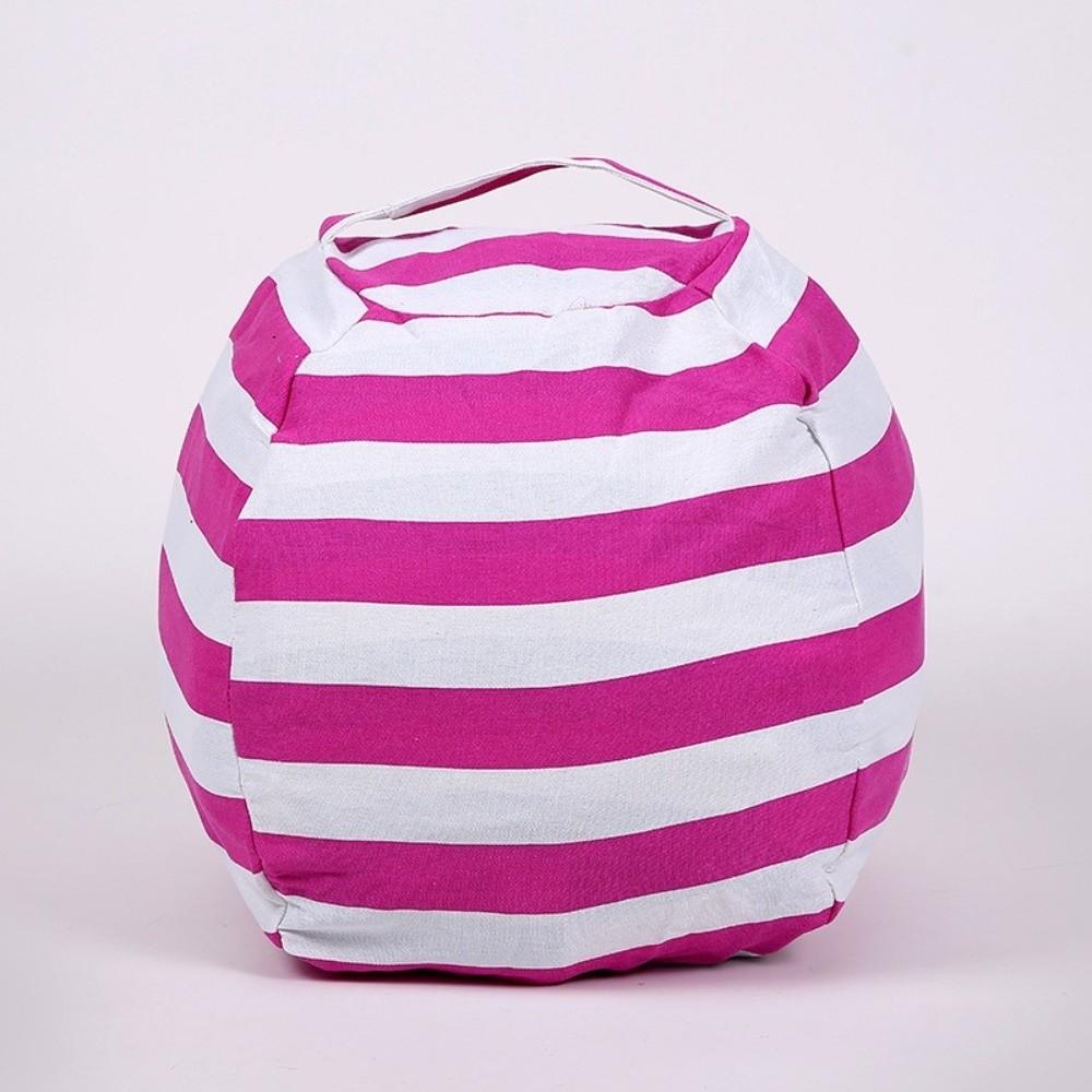 Striped Children's Plush Toy Storage Bag Large Capacity Stuffed Animal Chair New Travel Bag